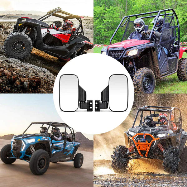 Winspem's UTV 1.75" / 2" Side View High Impact Convex Mirror