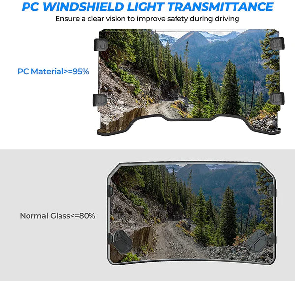 Winspem's 2014-2021 Pioneer 700/700-4 Pioneer Front Windshield Polycarbonate